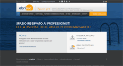 Desktop Screenshot of piscine-professionali.abrisud.com
